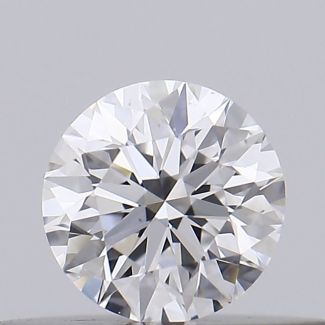 0.21 Carat Round D VS1 EX GIA Natural Diamond