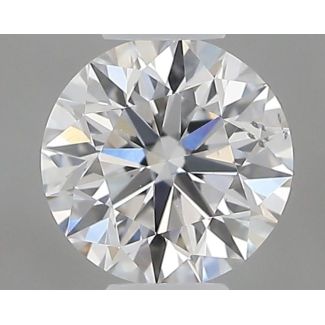 0.35 Carat Round E SI1 EX GIA Natural Diamond