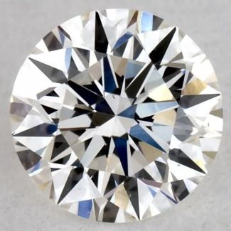 0.4 Carat Round H VS2 EX GIA Natural Diamond