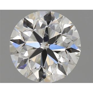 1.00 Carat Round G SI1 VG EX GIA Natural Diamond