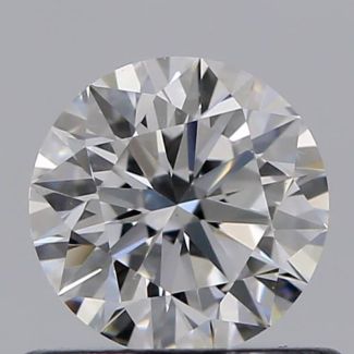 0.52 Carat Round D VS1 EX GIA Natural Diamond