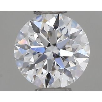 0.43 Carat Round D VS2 EX GIA Natural Diamond