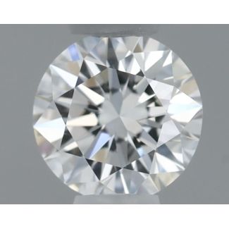 0.3 Carat Round F VVS1 EX GIA Natural Diamond