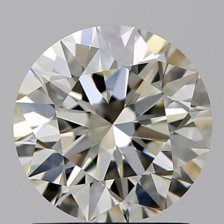 1.23 Carat Round K VVS1 EX GIA Natural Diamond