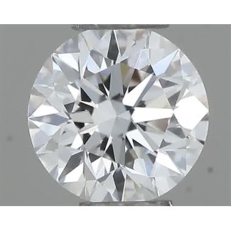 0.24 Carat Round F VVS2 EX GIA Natural Diamond