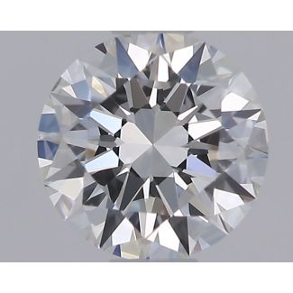 0.35 Carat Round F VVS1 EX GIA Natural Diamond