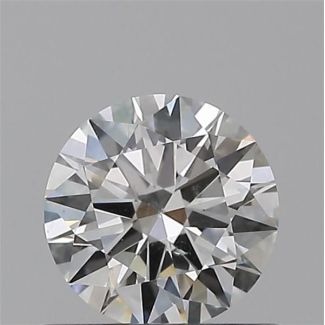 0.50 Carat Round G SI1 EX GIA Natural Diamond