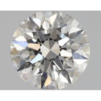 0.7 Carat Round I VVS2 EX GIA Natural Diamond