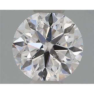 0.30 Carat Round D SI2 VG EX GIA Natural Diamond