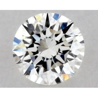 0.5 Carat Round H VS1 EX GIA Natural Diamond