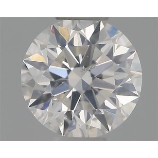 0.32 Carat Round G SI2 EX GIA Natural Diamond