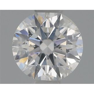 0.41 Carat Round F SI2 VG EX GIA Natural Diamond