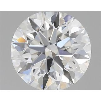 0.37 Carat Round F IF EX GIA Natural Diamond