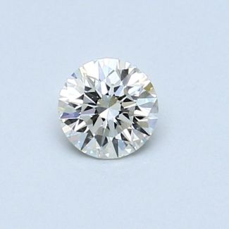 0.37 Carat Round H VS2 EX GIA Natural Diamond