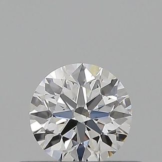 0.33 Carat Round F VS2 EX GIA Natural Diamond