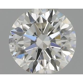 0.31 Carat Round F SI1 EX IGI Natural Diamond