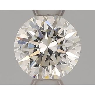 0.34 Carat Round H VS1 EX VG IGI Natural Diamond