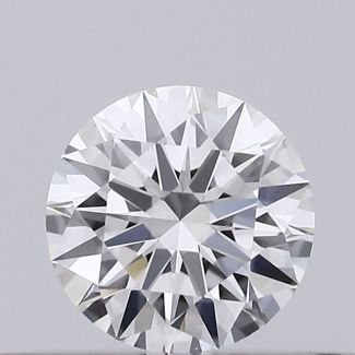 0.23 Carat Round E VVS2 EX GIA Natural Diamond