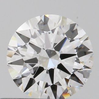 0.5 Carat Round E SI1 EX GIA Natural Diamond