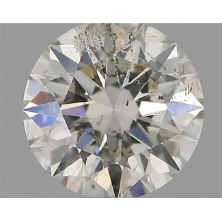 0.33 Carat Round H SI2 EX IGI Natural Diamond