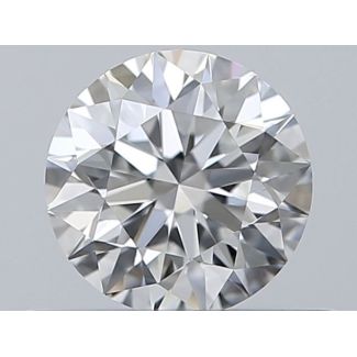 0.36 Carat Round F VVS1 EX GIA Natural Diamond