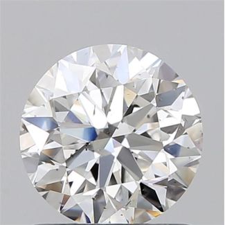 0.95 Carat Round F SI2 VG EX GIA Natural Diamond