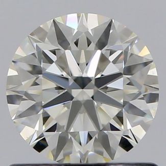 0.70 Carat Round J VS1 EX GIA Natural Diamond