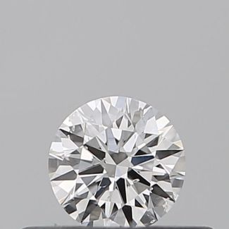 0.24 Carat Round E SI2 EX GIA Natural Diamond