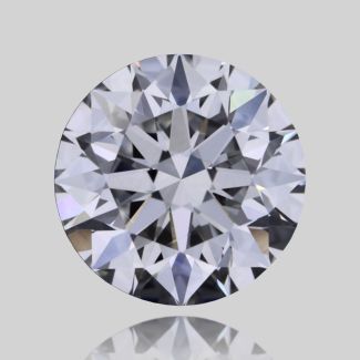 0.52 Carat Round E VVS1 EX GIA Natural Diamond