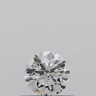 0.30 Carat Round F SI1 EX VG GIA Natural Diamond