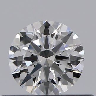 0.38 Carat Round D VS1 EX GIA Natural Diamond