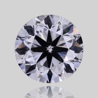 0.51 Carat Round F VS2 VG EX GIA Natural Diamond