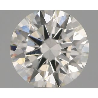 0.65 Carat Round H VS2 EX GIA Natural Diamond