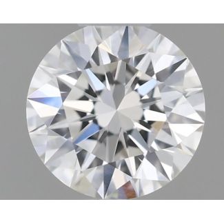 0.35 Carat Round G VVS1 EX GIA Natural Diamond