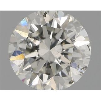 0.52 Carat Round H SI2 EX VG IGI Natural Diamond