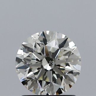 1.06 Carat Round K SI2 EX GIA Natural Diamond