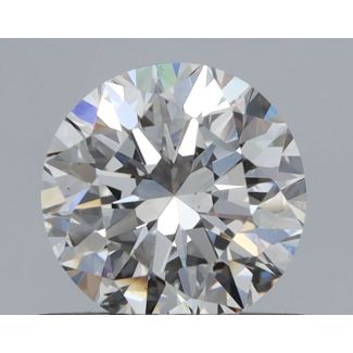 0.7 Carat Round H SI1 VG EX GIA Natural Diamond