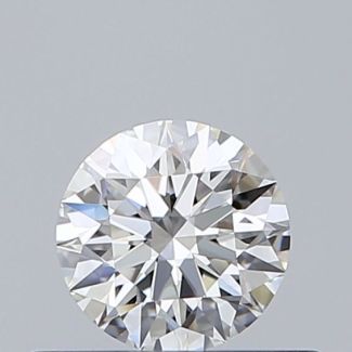 0.35 Carat Round F IF EX GIA Natural Diamond