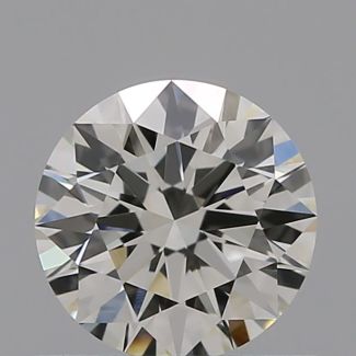 0.50 Carat Round I VVS2 EX VG GIA Natural Diamond