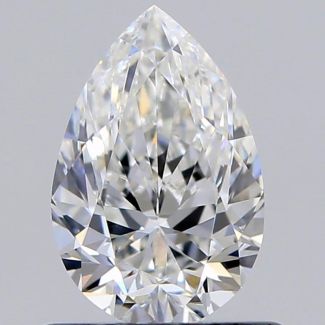 0.70 Carat Pear F VS2 - EX VG GIA Natural Diamond