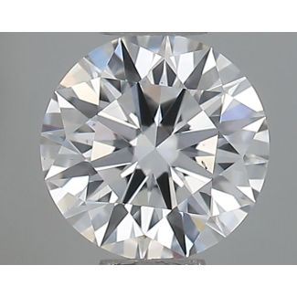 0.56 Carat Round D VS2 EX GIA Natural Diamond