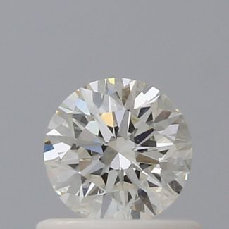 0.54 Carat Round I VS1 EX GIA Natural Diamond