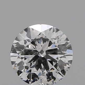 0.30 Carat Round D I2 GD VG GIA Natural Diamond