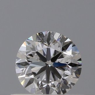 0.40 Carat Round D VVS2 VG EX GIA Natural Diamond