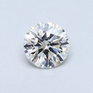 0.42 Carat Round H SI1 EX VG GIA Natural Diamond