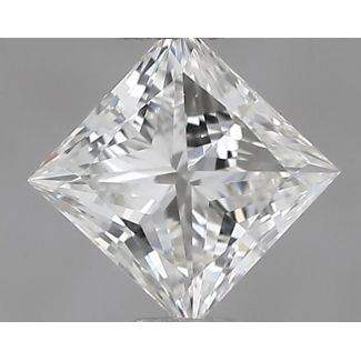 0.34 Carat Princess H VVS2 - EX GD GIA Natural Diamond