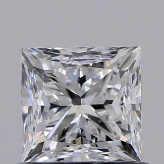 0.70 Carat Princess E VS2 - EX VG GIA Natural Diamond