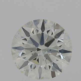 0.70 Carat Round K VS2 EX VG GIA Natural Diamond