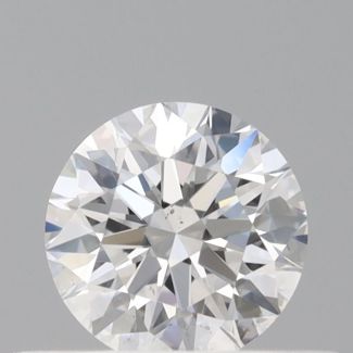 0.4 Carat Round D VS2 EX GIA Natural Diamond