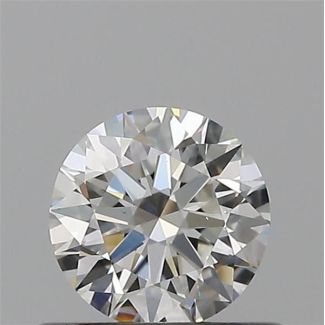 0.45 Carat Round H VS2 EX GIA Natural Diamond